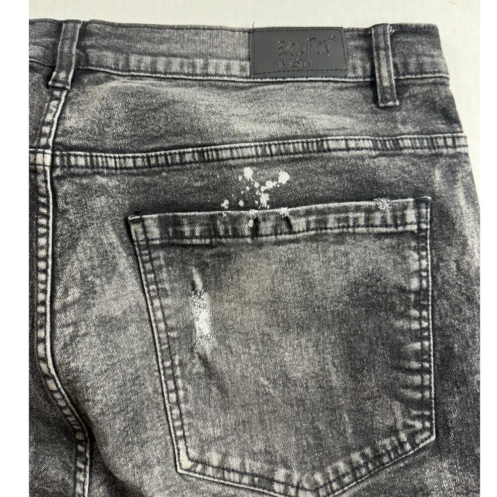 Evolution In Design Distressed Slim Jeans 40x32 - Picture 8 of 8